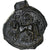 Suessiones, Potin au swastika, c. 60-50 BC, Bronze, SS+, Latour:7873