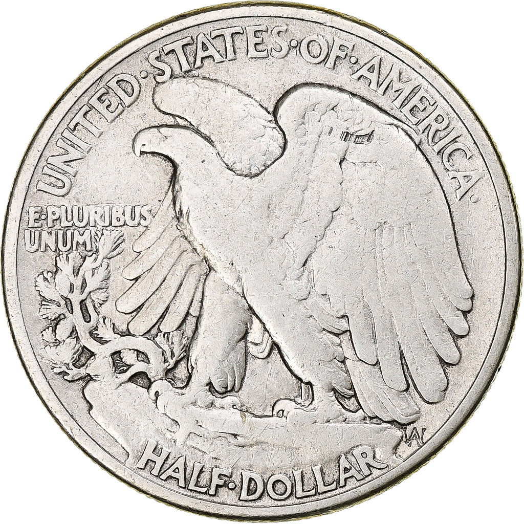 United States, Half Dollar, Walking Liberty, 1944, Philadelphia, Silver