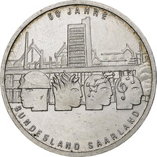 Germany, 10 Euro, Saarland, 2007, Karlsruhe, Silver, MS(63), KM:263