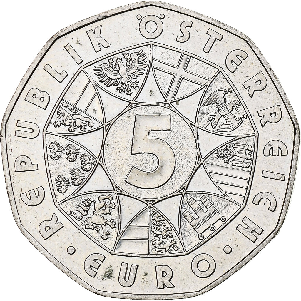 Austria, 5 Euro, présidence de l'UE, 2006, Vienna, Silver, MS(63), KM:3117