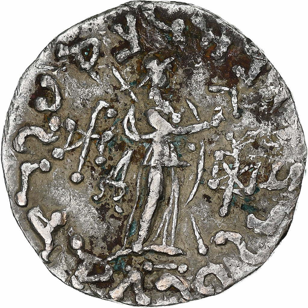 Indo-Scythian Kingdom, Azes II, Tetradrachm, ca. 35-12 BC, Argento, BB