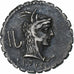 Roscia, Denarius Serratus, 64 BC, Rome, Argento, BB+, Crawford:412/1