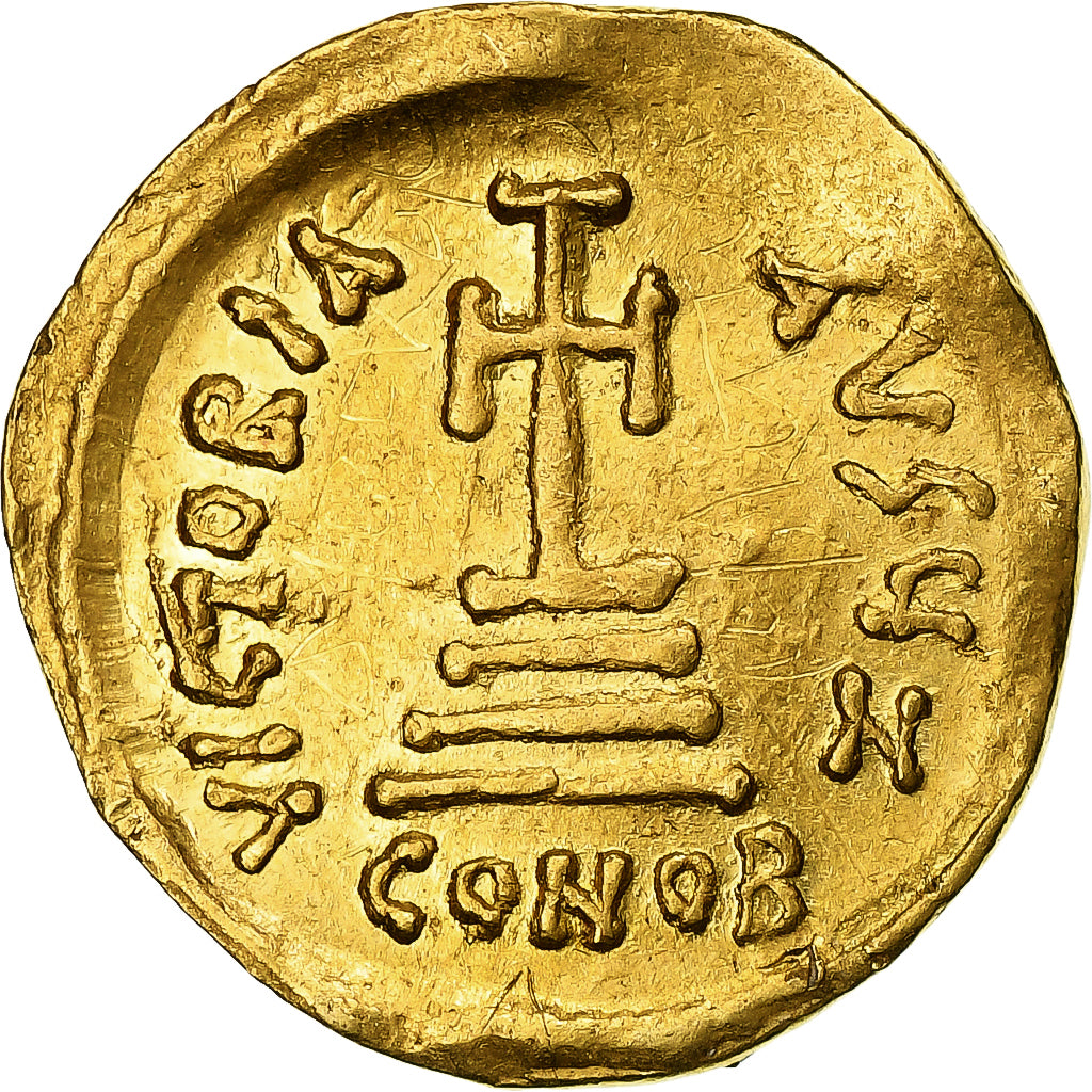 Heraclius & Heraclius Constantin, Solidus, 610-641, Constantinople, Oro, BB+