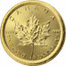 Canada, Elizabeth II, Dollar, 1/20 Oz, Maple Leaf, 2016, Ottawa, Proof, Gold