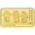 Tanzania, 1500 shillings, Three Wise Monkeys, 2014, Proof, Gold, MS(65-70)