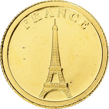 Libéria, 12 Dollars, France, 2008, BE, Or, FDC