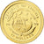 Libéria, 12 Dollars, France, 2008, Proof, Dourado, MS(65-70)