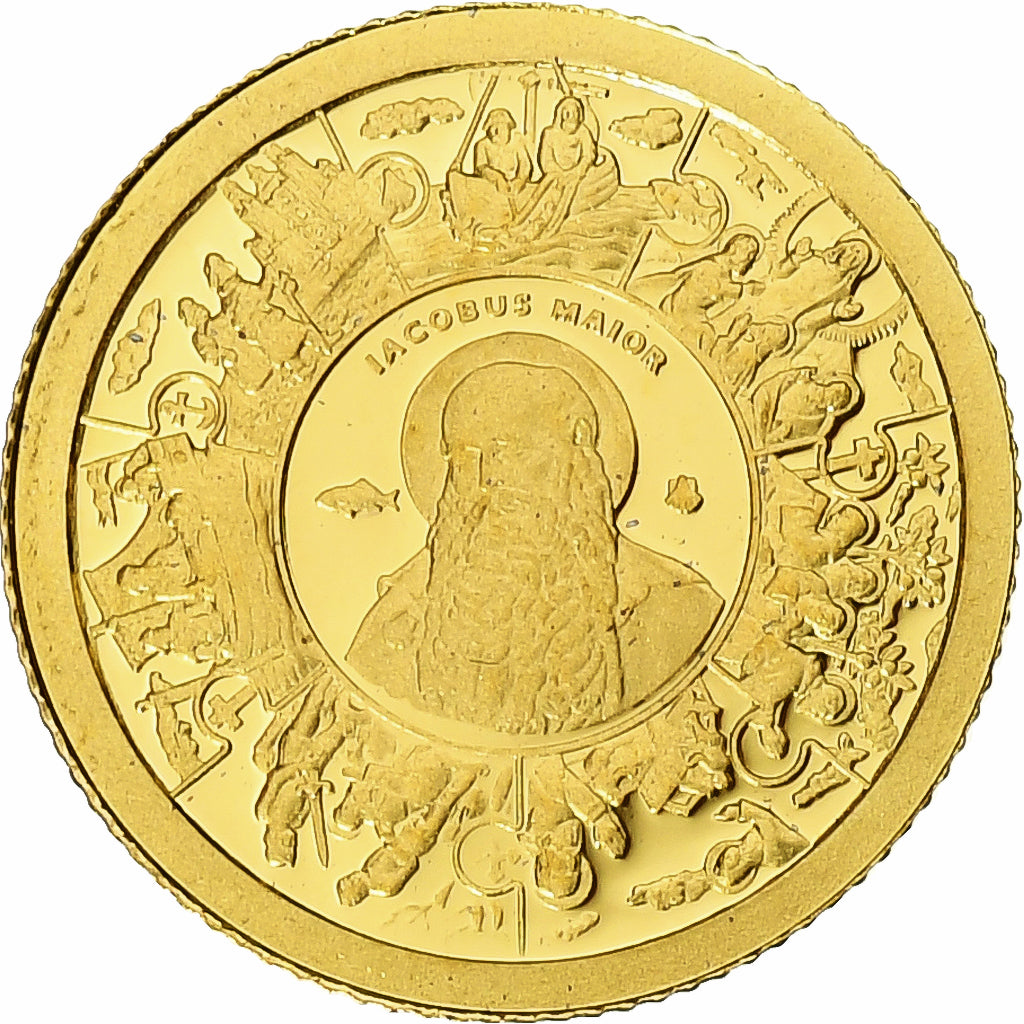 Tokelau, Elizabeth II, Dollar, St. James the Great, 2014, Proof, Gold, MS(65-70)