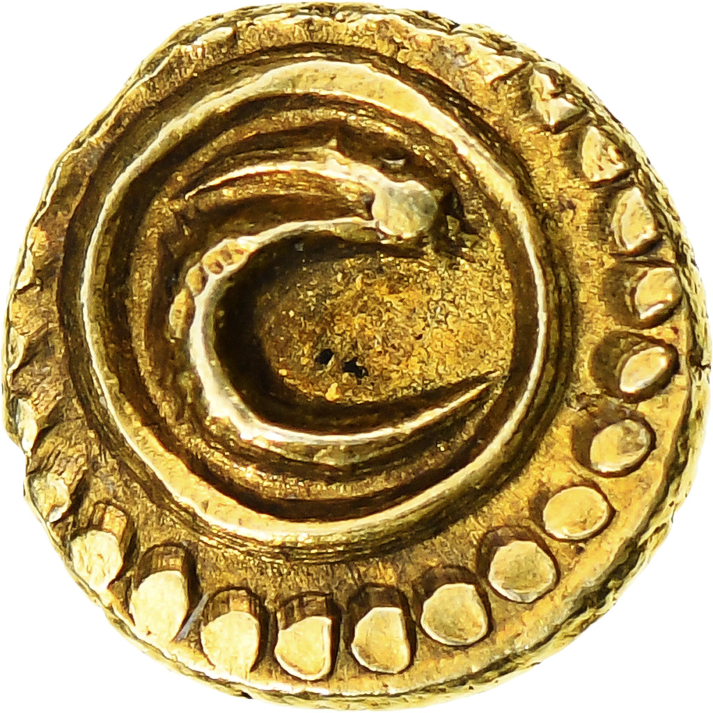 INDIA-INDEPENDENT KINGDOMS, MYSORE, Fanam, 1793 (AH 1222), Gold, AU(55-58)