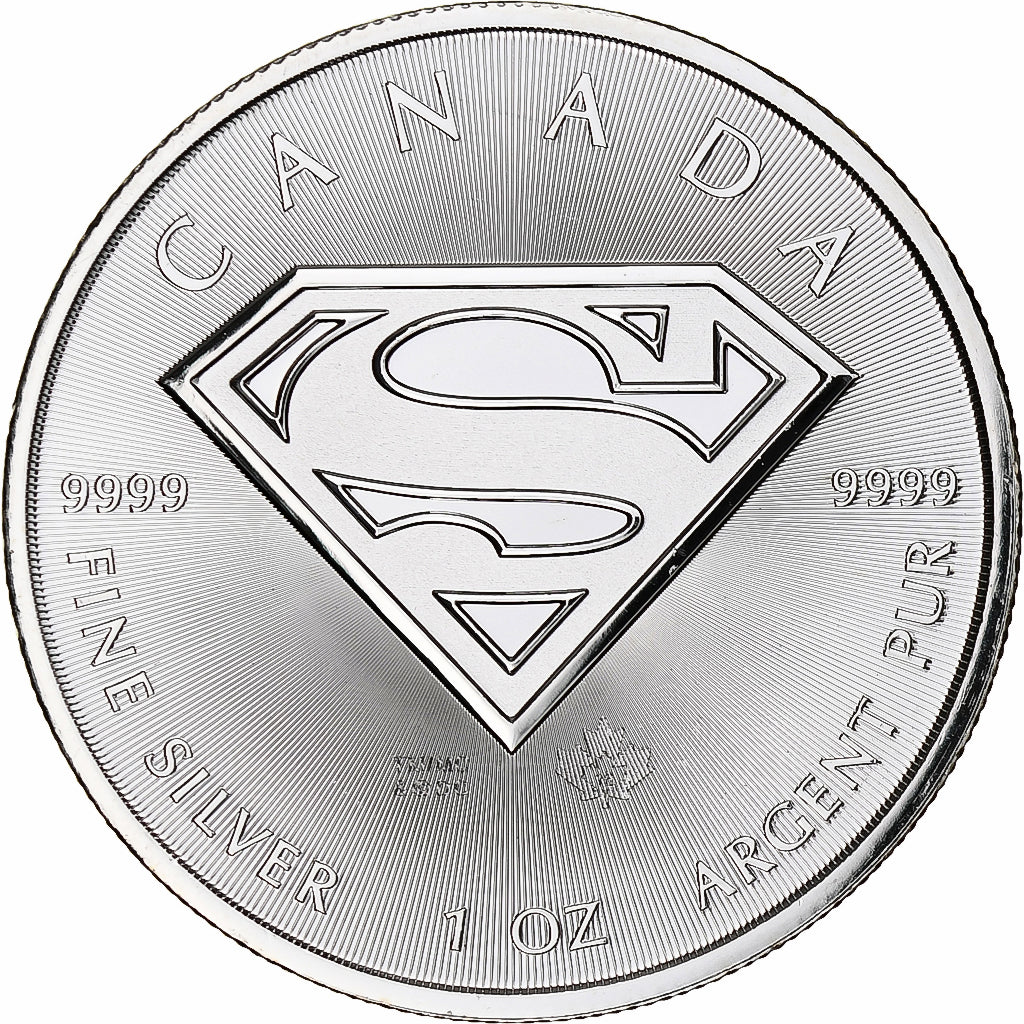 Canada, Elizabeth II, 5 dollars, 1 oz, Superman, 2016, Ottawa, Proof, Silver