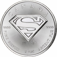 Canada, Elizabeth II, 5 dollars, 1 oz, Superman, 2016, Ottawa, Proof, Silver