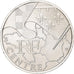 Frankrijk, 10 Euro, Centre, 2010, MDP, Zilver, PR+