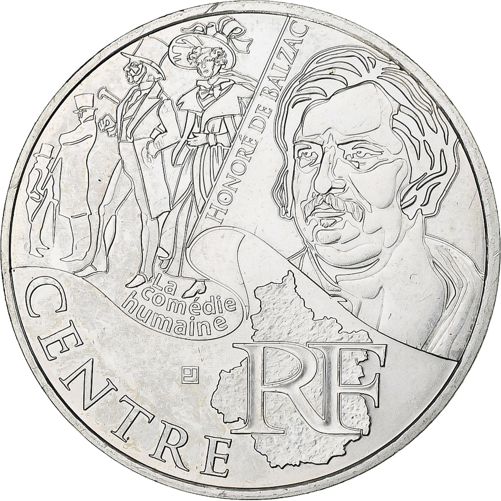 France, 10 Euro, Centre, 2012, MDP, Silver, MS(60-62)