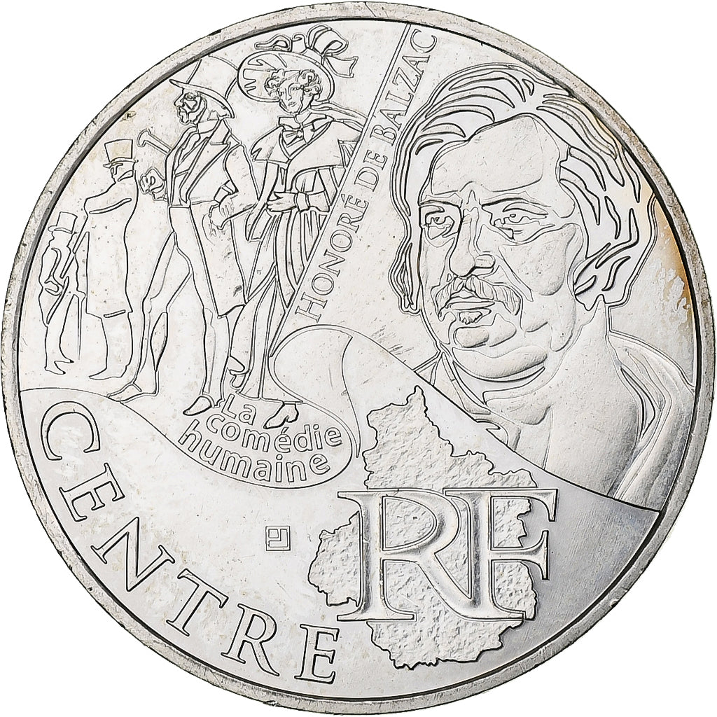 France, 10 Euro, Centre, 2012, MDP, Silver, MS(60-62)