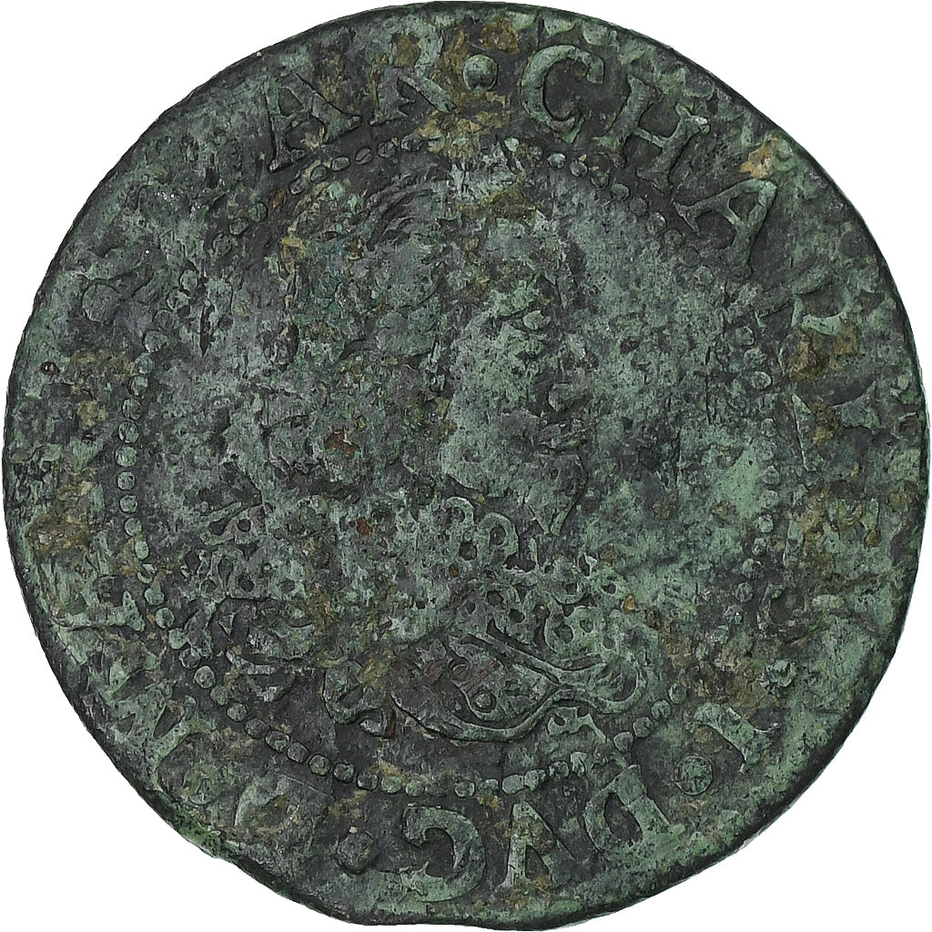 Principauté d'Arches-Charleville, Charles de Gonzague, Double Tournois, 1634