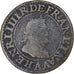 Francia, Henri IV, Double Tournois, 1608, Paris, Cobre, BC+, CGKL:222