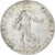 Frankrijk, 50 Centimes, Semeuse, 1914, Paris, Zilver, ZF, Gadoury:420, KM:854