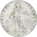 Francia, 50 Centimes, Semeuse, 1915, Paris, Plata, MBC, Gadoury:420, KM:854