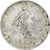 Frankrijk, 50 Centimes, Semeuse, 1916, Paris, Zilver, ZF, Gadoury:420, KM:854