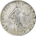 Francia, 50 Centimes, Semeuse, 1916, Paris, Plata, MBC, Gadoury:420, KM:854
