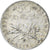 Frankreich, 50 Centimes, Semeuse, 1916, Paris, Silber, SS, Gadoury:420, KM:854