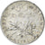 Frankrijk, 50 Centimes, Semeuse, 1916, Paris, Zilver, ZF, Gadoury:420, KM:854