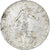 Frankrijk, 50 Centimes, Semeuse, 1916, Paris, Zilver, ZF+, Gadoury:420, KM:854