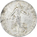 Frankrijk, 50 Centimes, Semeuse, 1916, Paris, Zilver, ZF+, Gadoury:420, KM:854