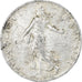 France, 50 Centimes, Semeuse, 1916, Paris, Silver, AU(50-53), Gadoury:420