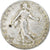 France, 50 Centimes, Semeuse, 1917, Paris, Silver, AU(50-53), Gadoury:420