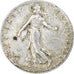 France, 50 Centimes, Semeuse, 1917, Paris, Silver, AU(50-53), Gadoury:420