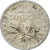 France, 50 Centimes, Semeuse, 1919, Paris, Silver, AU(50-53), Gadoury:420