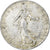 France, 50 Centimes, Semeuse, 1919, Paris, Silver, AU(50-53), Gadoury:420