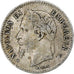 França, Napoleon III, 50 Centimes, 1869, Strasbourg, Prata, EF(40-45)