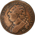 France, Louis XVI, 12 Deniers, 1793 / AN 5, Lyon, Copper, EF(40-45), Gadoury:15