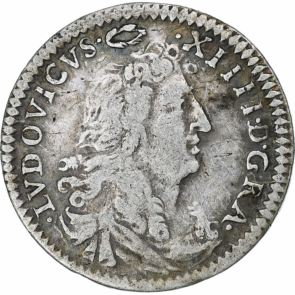 France, Louis XIV, 4 Sols des Traitants, 1675, Paris, Argent, TB+, Gadoury:103