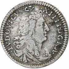 France, Louis XIV, 4 Sols des Traitants, 1675, Paris, Argent, TB+, Gadoury:103