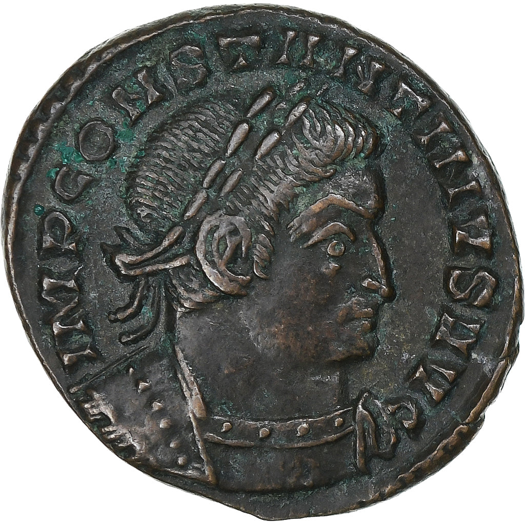 Constantijn I, Follis, 314-315, Lugdunum, Bronzen, ZF+, RIC:20