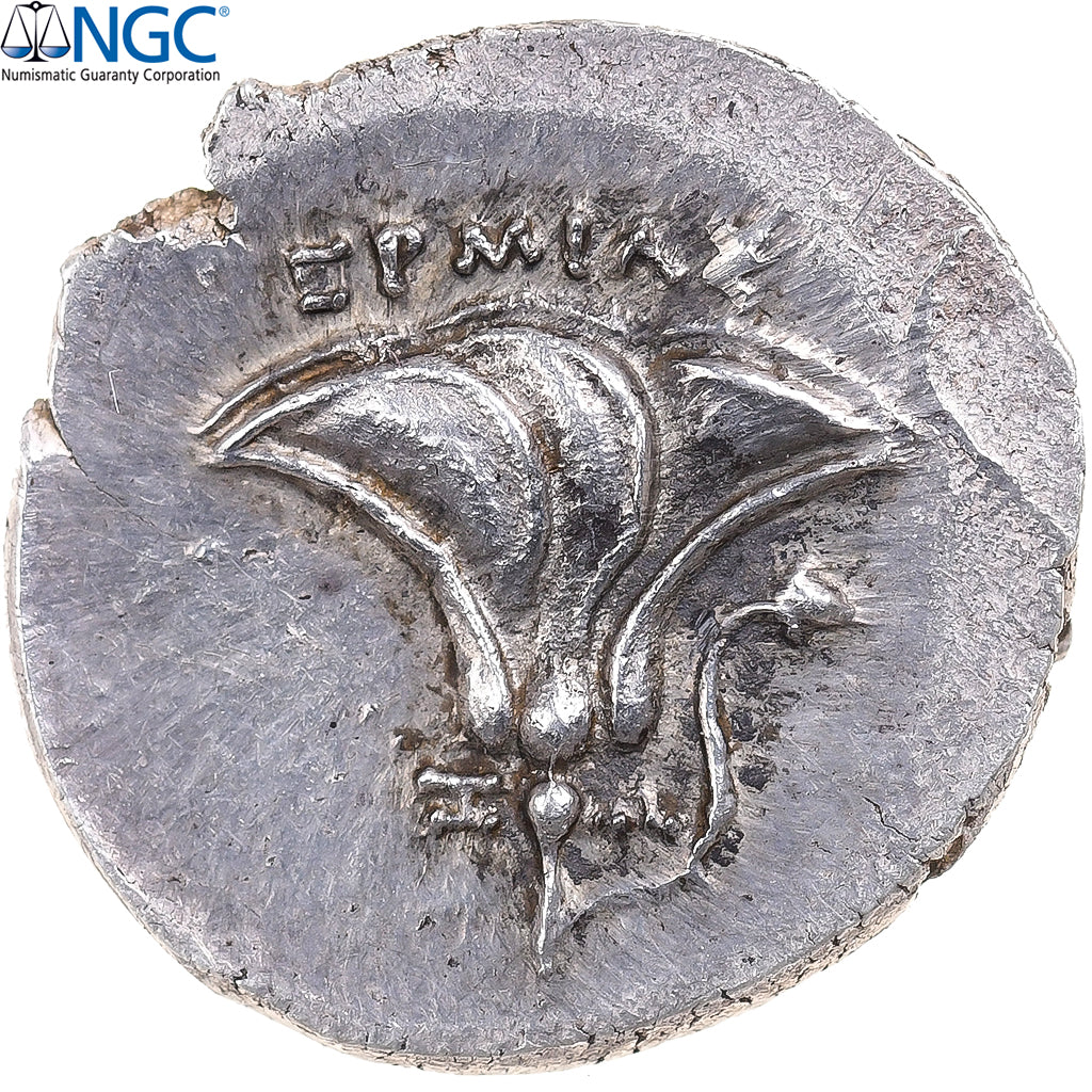 Islands off Caria, Drachm, ca. 170-168 BC, Rhodes, Plata, NGC, Ch AU, Sear:5092