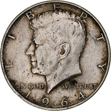 United States, Half Dollar, Kennedy, 1964, Philadelphia, Silver, AU(50-53)