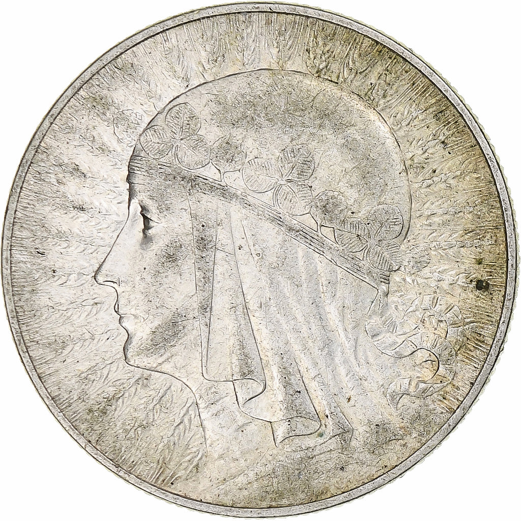 Poland, 5 Zlotych, 1933, Warsaw, Silver, AU(50-53)