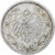 Alemania, Wilhelm II, 1/2 Mark, 1905, Karlsruhe, Plata, MBC, KM:17