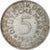 GERMANY - FEDERAL REPUBLIC, 5 Mark, 1951, Hamburg, Silver, AU(50-53), KM:112.1