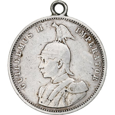AFRICA ORIENTALE TEDESCA, Wihelm II, Rupie, 1890, Argento, MB+, KM:2