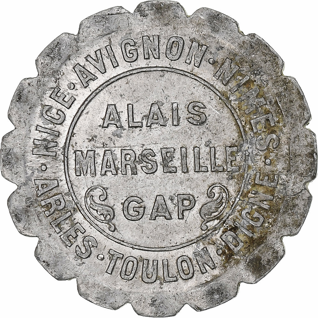 Frankrijk, Chambre de commerce région provençale, 10 Centimes, 1921, ZF+