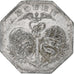 Francia, Chambre de commerce de Rouen, 10 Centimes, 1918, BB, Alluminio