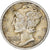 Stati Uniti, Dime, Mercury, 1917, Philadelphia, Argento, BB