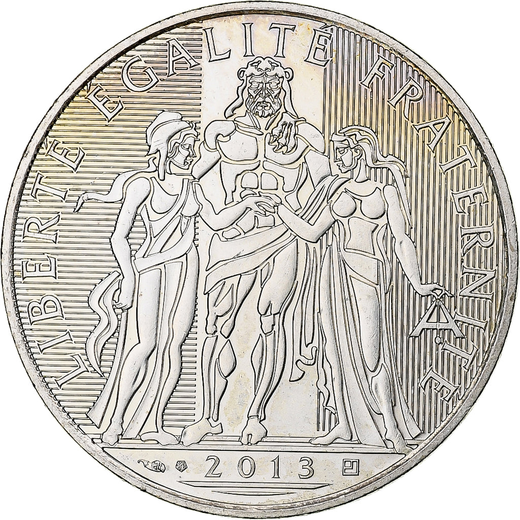 Frankrijk, 10 Euro, Hercule, 2013, MDP, Zilver, UNC-