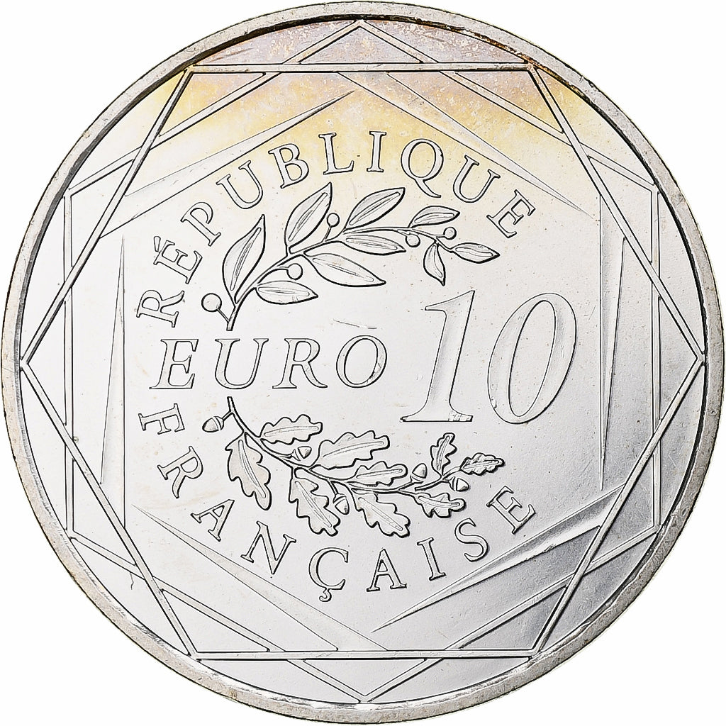 Francja, 10 Euro, Hercule, 2013, MDP, Srebro, MS(63)