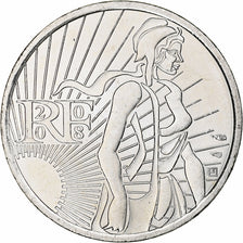 França, 5 Euro, Semeuse, 2008, MDP, Prata, MS(63)
